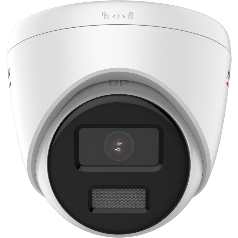 DS-2CD1347G0-LUF  4MP  ColorVu Turret Dome Kamera (H.265) (Dahili Mikrofon)