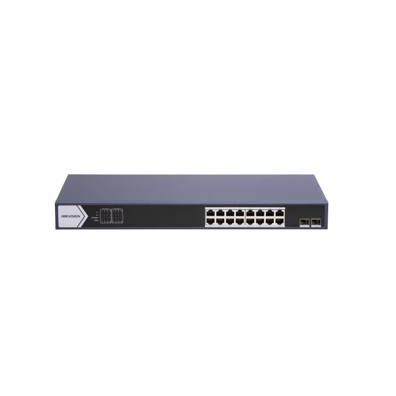 DS-3E0518P-E/M (B) 16 Portlu Gigabit Yönetilmeyen POE Anahtarı