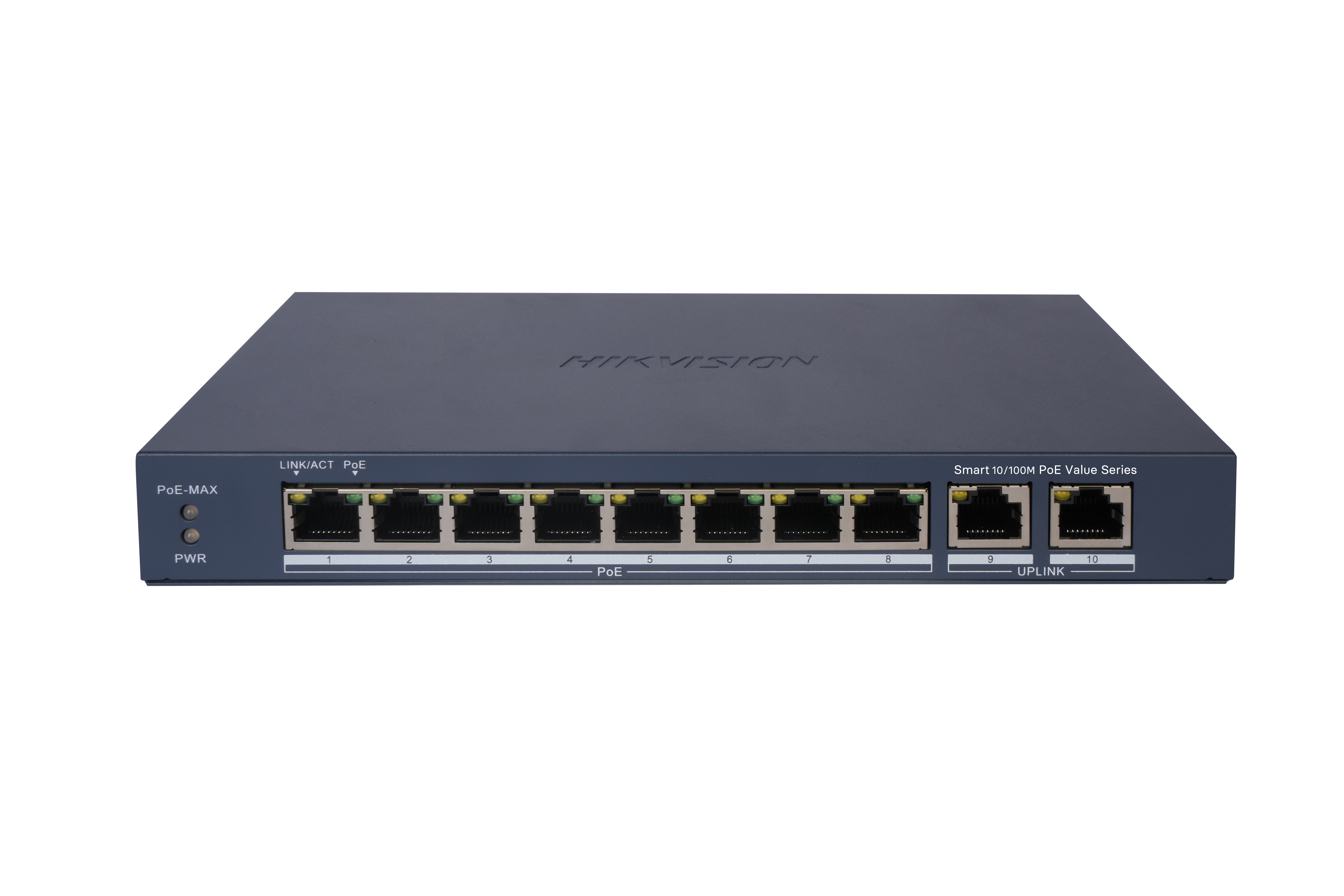 DS-3E1310P-EI/M 8 Port Hızlı Ethernet Akıllı POE Anahtarı